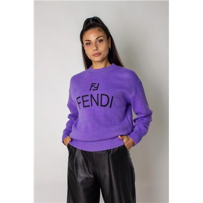 Теплый джемпер F женский арт.1835 (Сирень)