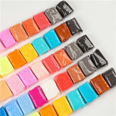 Масса для лепки, набор 60 брусков