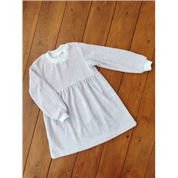 Платье Велюр с длинным рукавом 33054