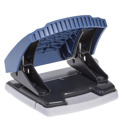 Дырокол на  30 листов "Энергия" с линейкой ассорти (085971) Хатбер