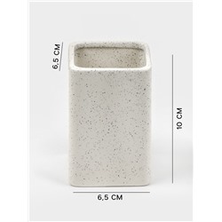 Набор для ванной SAVANNA Tidy, 4 предмета, мыльница, дозатор для мыла, 2 стакана