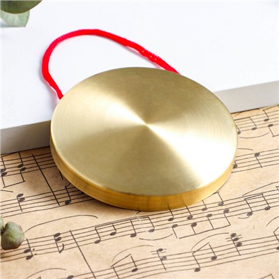 Музыкальный инструмент: Гонг с колотушкой, Music Life, 9 см