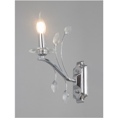 Бра «Валенсия» 1хЕ14 40 Вт хром