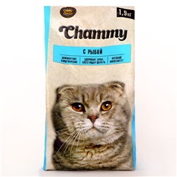 Сухой корм Chammy для кошек, рыба, 1.9 кг