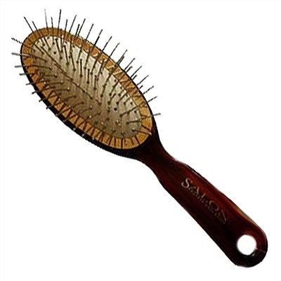 Salon Расчёска массажная, металлические зубцы 338-6S35