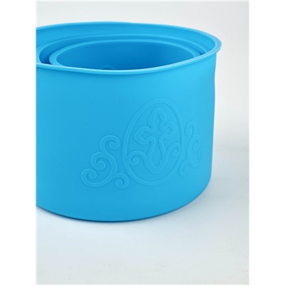 Силиконовая форма «ХВ» для кулича на Пасху, 3 шт.