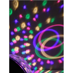 Проектор диско-шар ночник светодиодный классический, настольный 16,5х16 см / CW182609-12 /уп 20/