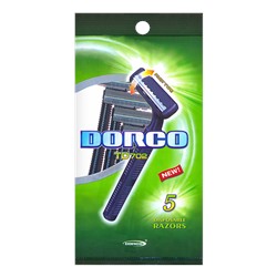 Станок для бритья одноразовый DORCO TD-702 (5 шт.), TD 702-5P