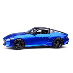 Машинка die-cast 2023 Nissan Z, 1:24, синяя, открывающиеся двери