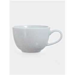 Чайная пара Magistro Willow, 2 предмета: блюдце 15.5×2.1 см, чашка 220 мл, фарфор, голубая
