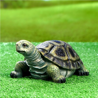 Садовая фигура из полистоуна «Черепаха», 28×22×17 см