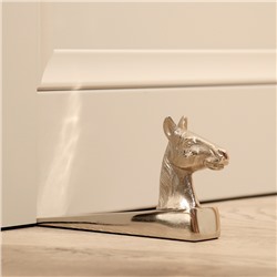 Стоппер дверной «Конь», 15×3.5×9 см, алюминий