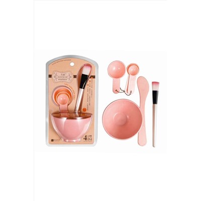 Nail Art Набор для приготовления масок, 6 предметов, розовый KRISTALLER, 1119420