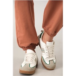 Брюки джоггеры из футера для девочки Happyfox