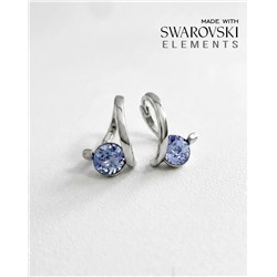 Серьги с кристаллами Swarovski