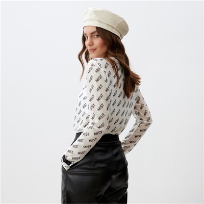 Лонгслив женский MIST, белый, размер M-L