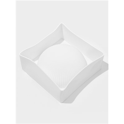 Форма для муссовых десертов и выпечки KONFINETTA «Полусфера», силикон, 19.4×8 см, d=16 см белая