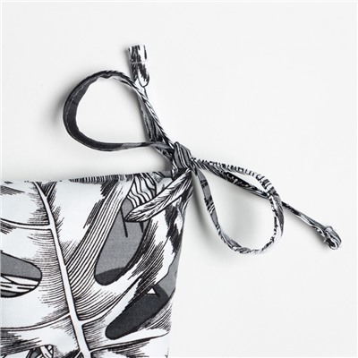 Сидушка на стул Этель Palm leaves 42×42 см, 100% хлопок, саржа 190 г/м²