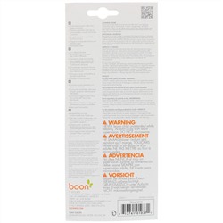 Boon, Swap, ложка для кормления 2-в-1, от 4 месяцев, синяя и оранжевая, 2 шт.