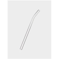 Стакан «Сота», 350 мл, 8.9×15.5 см, с крышкой и трубочкой, стекло, прозрачный