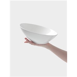 Салатник Hanna Knövell, 950 мл, 25.5×23 см, фарфор, белый