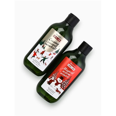 Новогодний подарочный набор косметики Magical warm winter: гель для душа и шампунь для волос 2×300 мл, URAL LAB