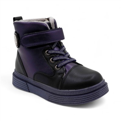 Ботинки PV234-2-2 черно синие