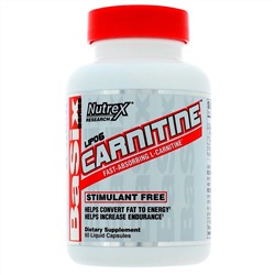 Nutrex Research, LIPO-6 CARNITINE, 60 капсул с жидкостью