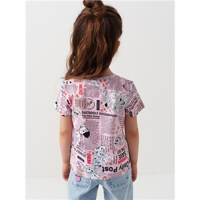 Фуфайка трикотажная для девочек (футболка)