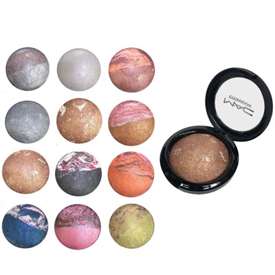 Запеченные тени для век MAC Eyeahadow (12 шт)