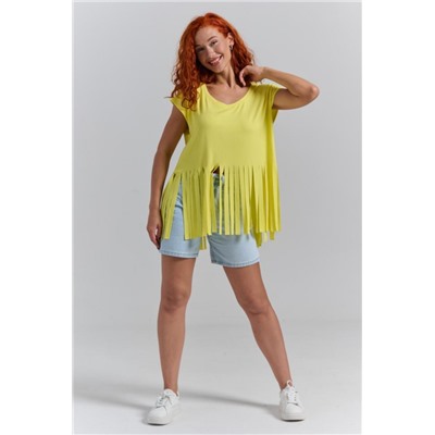 7494 футболка женская (Желтый)