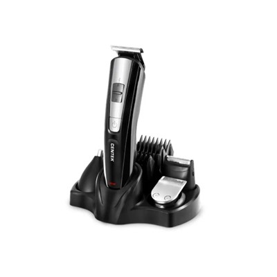УЦЕНКА Машинка для стрижки Centek CT-2133, 3 Вт, 8 насадок, триммер, чёрная