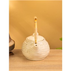 Чайник заварочный«Камень 2», 16×12×16 см, керамика, бежевый в крошку