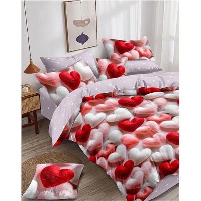 Постельное белье поплин люкс - Мягкое сердце