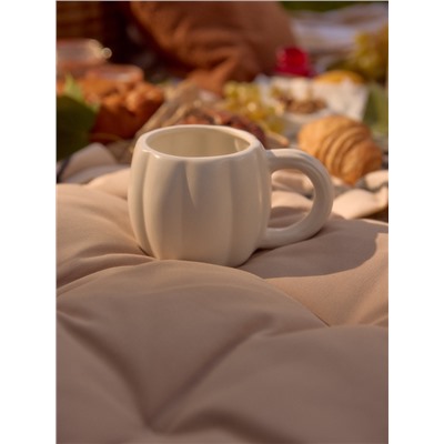 Кружка SL Home «Осенний бриз», 420 мл, доломит, белая