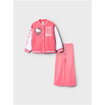 Комплект трикотажный для девочек: толстовка, брюки