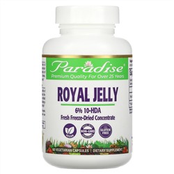 Paradise Herbs, Golden Emperor Royal Jelly, 60 Vegetarian Capsules