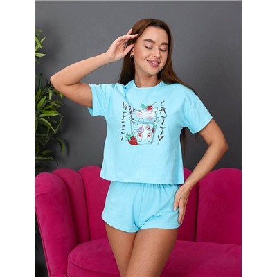 Пижама "Юмико" (Голубой)