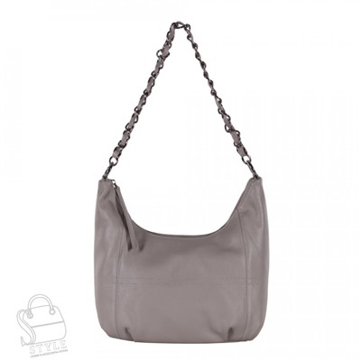 Сумка женская кожаная 8559 gray  Polina&Eiterou