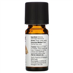 Now Foods, Essential Oils, 100% Pure Vetiver, 1/3 fl oz (10 ml)