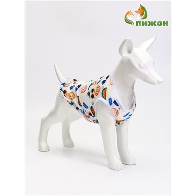 Майка для животных «Отпуск», размер XL, ДС 38 см, ОГ 48 см, ОШ 35 см