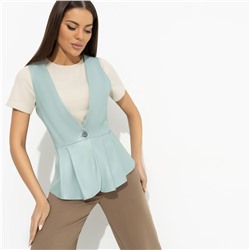 Жилет приталенного силуэта, Стильное комьюнити (мята)