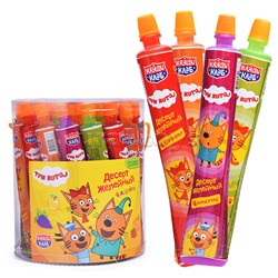 Десерт желейный "Зубная паста" ассорти (Три кота) 55гр*30шт