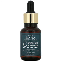 Cos De BAHA, G, Glycolic Acid 10 AHA Serum, 1 fl oz (30 ml)