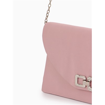 УЦЕНКА Сумка-клатч вечерняя на магните, 24×5×13 см, розовая