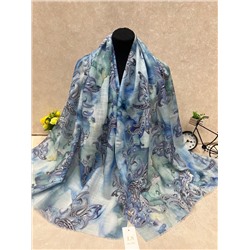 Легкий платок на голову и шею, мультицвет