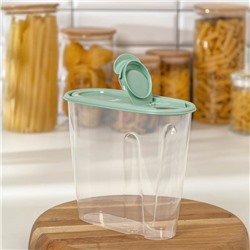 Ёмкость для сыпучих продуктов IDEA, 1.5 л, пластик, МИКС