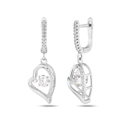 Серьги, куб.циркон., BY-3279