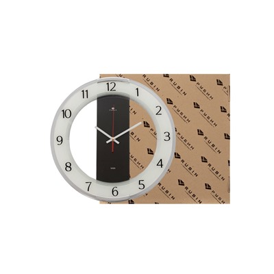 Часы настенные интерьерные «Полоса», бесшумные, плавный ход, d=34 см