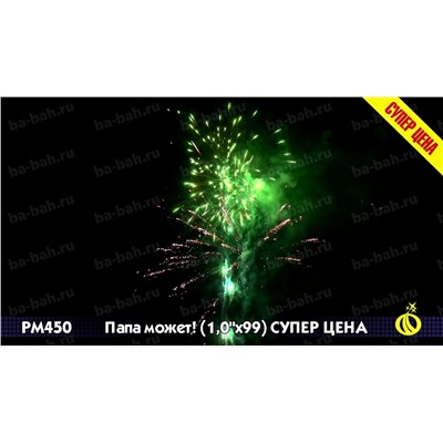 Фейерверк Р8460 Папа может (1,25" х 99)